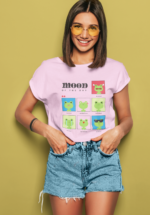 Mood of the Day Frog Graphic T-Shirt for Women - Image 2