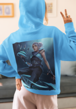 "Valorant" Jett Bladestorm Graphic Premium Hoodie - Image 6