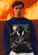 Hulk Smash Graphic Sweatshirt for Men - Image 2
