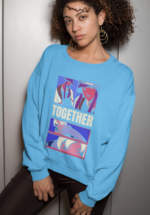 "Together" Pop-Art Graphic Premium Sweatshirt - Image 2