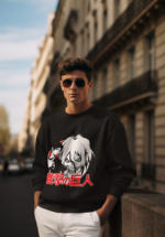Titan Face Anime Sweatshirt for Men