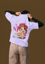 "Evangelion" Asuka Langley Aesthetic Graphic Oversized Tee - Image 3