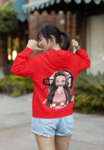 "Demon Slayer" Nezuko Kamado Graphic Premium Hoodie - Image 3