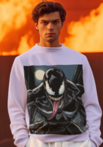 Venom Graphic Sweatshirt for Men - Image 4