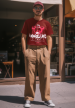 Innocent Graffiti Graphic Oversized T-Shirt for Men - Image 6