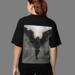 "Lost But Not Weak" Dark Angel Graphic Oversized Tee