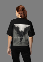 "Lost But Not Weak" Dark Angel Graphic Oversized Tee