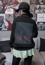 "Cinematic Solitude" Aesthetic Graphic Premium Sweatshirt - Image 4