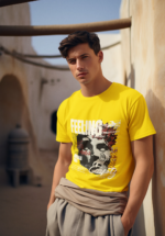 Feeling Empty Graphic Oversized T-Shirt for Men - Image 7