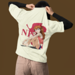 "Evangelion" Asuka Langley Aesthetic Graphic Oversized Tee