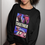"Together" Pop-Art Graphic Premium Sweatshirt