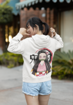 "Demon Slayer" Nezuko Kamado Graphic Premium Hoodie - Image 4