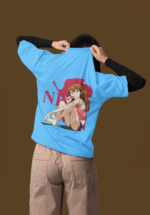 "Evangelion" Asuka Langley Aesthetic Graphic Oversized Tee - Image 7