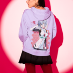 "Evangelion" Rei Ayanami Graphic Premium Hoodie