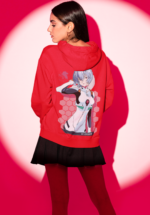 "Evangelion" Rei Ayanami Graphic Premium Hoodie - Image 2