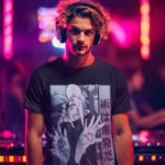 Men’s Anime Graphic T-Shirt – Street Style Print