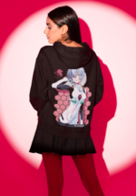 "Evangelion" Rei Ayanami Graphic Premium Hoodie - Image 4