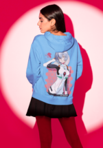 "Evangelion" Rei Ayanami Graphic Premium Hoodie - Image 6