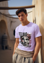 Feeling Empty Graphic Oversized T-Shirt for Men - Image 8