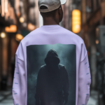 Shadow Hooded Graphic Sweatshirt for Men