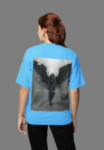 "Lost But Not Weak" Dark Angel Graphic Oversized Tee - Image 7