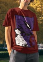 Evangelion Unit 01 Anime T-Shirt for Men - Image 5