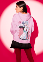 "Evangelion" Rei Ayanami Graphic Premium Hoodie - Image 5