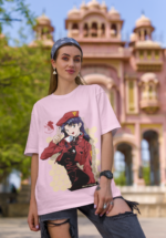 "Evangelion" Misato Katsuragi Graphic Oversized Tee