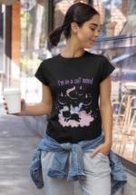 I’m in a Cat Mood Graphic T-Shirt for Women