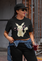 Iconic Electric Mouse Character Graphic Crop Top - Image 7