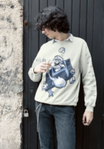 Retro Plumber Graphic Sweatshirt for Men - Image 5