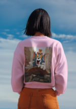 "Tom & Jerry" Skateboard Chase Premium Graphic Sweatshirt - Image 2