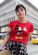 Iconic Cartoon Mouse Pose Graphic Crop Top - Image 2