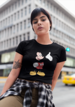 Iconic Cartoon Mouse Pose Graphic Crop Top - Image 5
