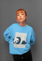 "Sleep Mode" Panda Graphic Premium Sweatshirt