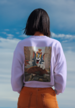 "Tom & Jerry" Skateboard Chase Premium Graphic Sweatshirt - Image 3