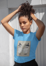 Cute Ghost Graphic T-Shirt for Women - Image 7