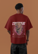 Bear Streetwear Oversized T-Shirt - Image 2