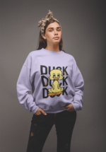 "Duck Duck Duck" Playful Graphic Premium Sweatshirt - Image 4